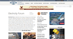Desktop Screenshot of electricityforum.com